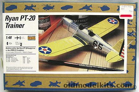 Testors 1/48 Ryan PT-20 Landplane or STM-S2 FloatplaneTrainer, 7510 plastic model kit